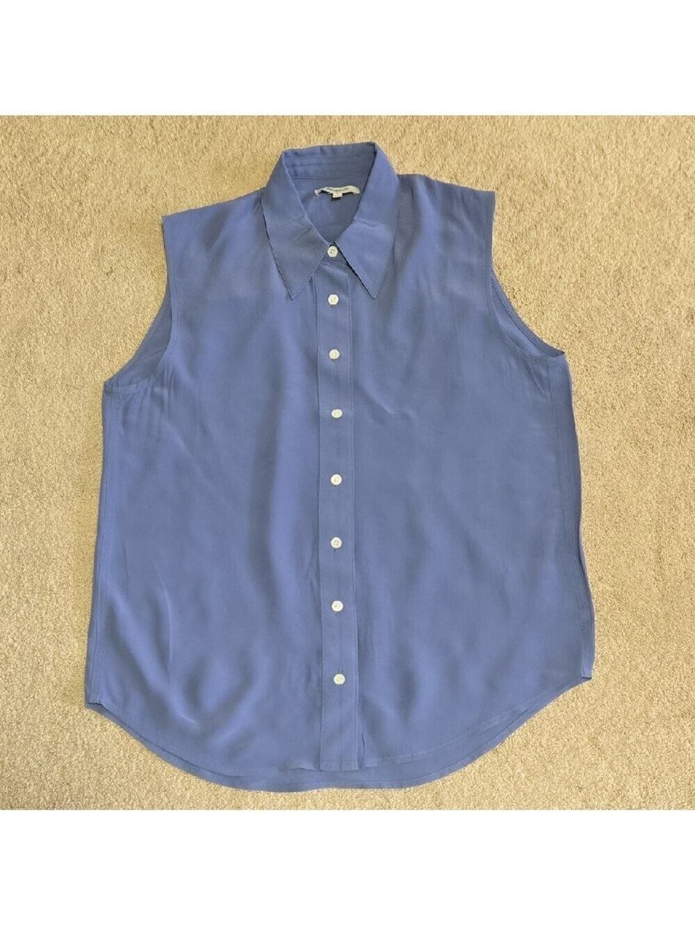 Madewell Slate Blue Sleeveless Top